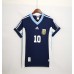 Argentina 1998 World Cup Away Dark Blue Soccer Jersey